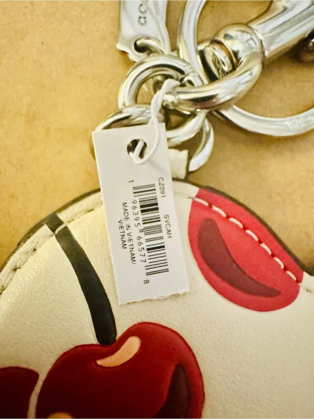 Coach heart shaped